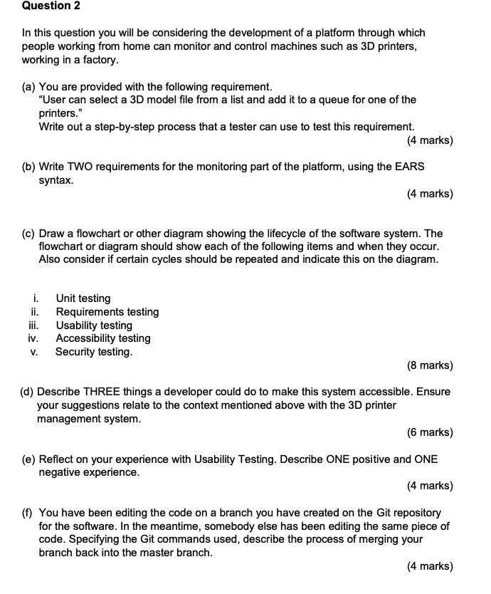 Solved Question 2 In this question you will be considering | Chegg.com