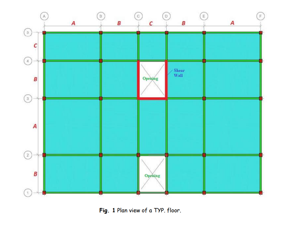 Solved Problem No. 1: For the following one-story concrete | Chegg.com