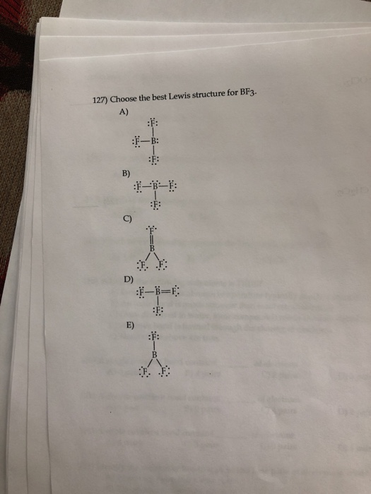 Lewis Dot Structure For Bf3