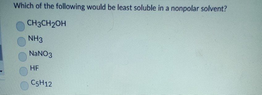 Solved Choose The Aqueous Solution Below With The Highest | Chegg.com