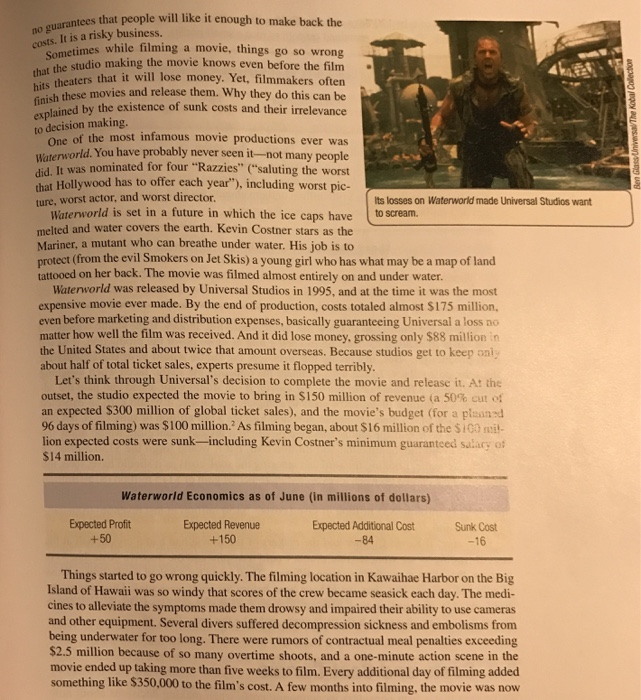 Solved Application:Why Do Film Studios Make Movies That They | Chegg.com