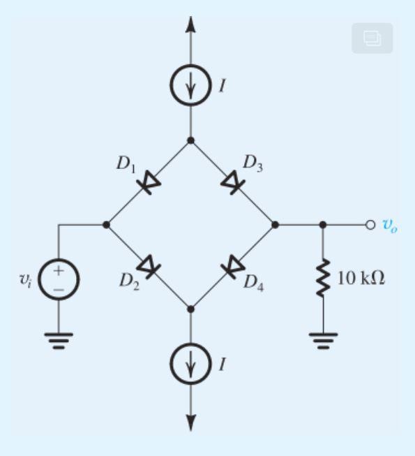 Solved *4.54 In the circuit shown in Fig. P4.54, diodes | Chegg.com
