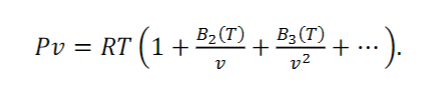 Solved For the equation of state of the form of a virial | Chegg.com