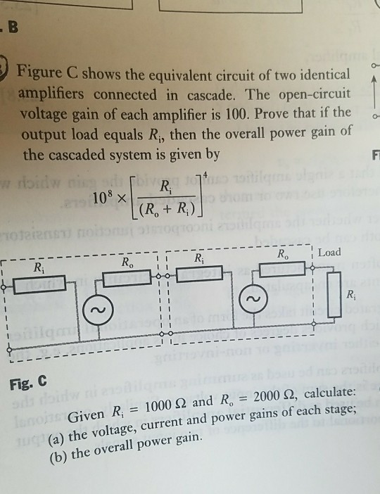 Solved Figure C shows the equivalent circuit of two | Chegg.com