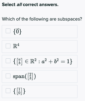 Solved Select all correct answers. Which of the following | Chegg.com