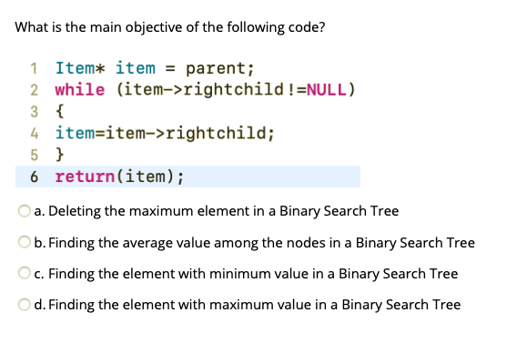 Solved What is the main objective of the following code? 1 | Chegg.com