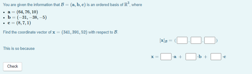 Solved You Are Given The Information That B = (a, B, C) Is | Chegg.com