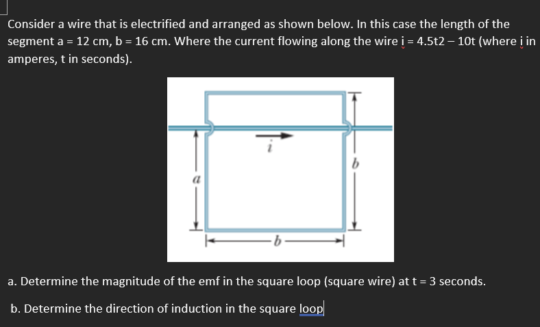 Solved Consider a wire that is electrified and arranged as | Chegg.com