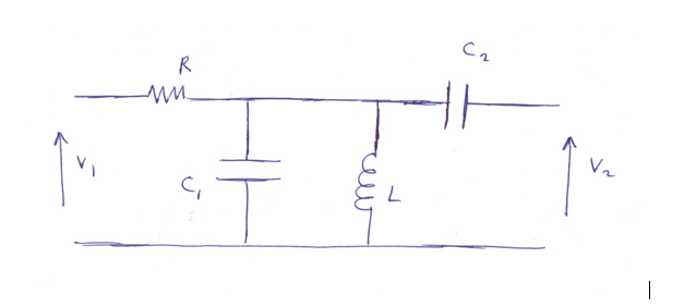 Solved C2 R M. V2 rew Г L 1 | Chegg.com