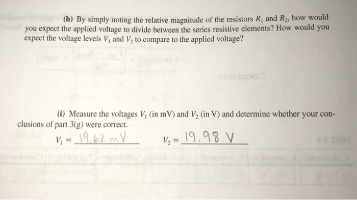 Solved Voltage Divider Rule Construct the circuit of Fig. | Chegg.com