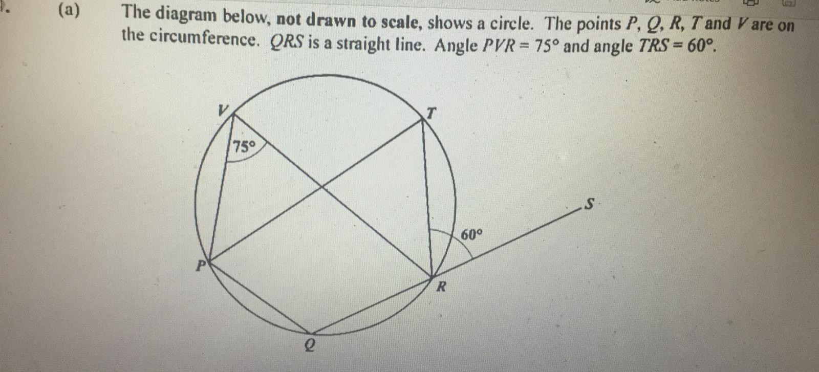 Solved Determine the magnitudes of angles PTR, TPQ and | Chegg.com