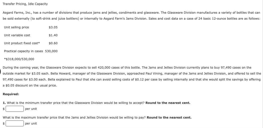 Solved be sold externally (to softdrink and juice bottlers)