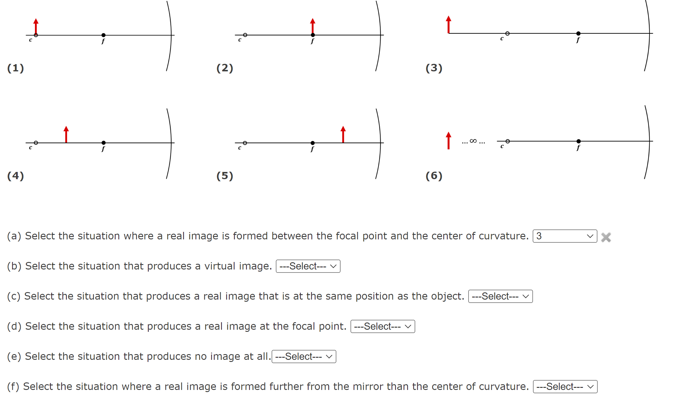 Solved A ï Select The Situation Where A Real Image Is Chegg Solved A ï Select The Situation Where A Real Image Is Chegg