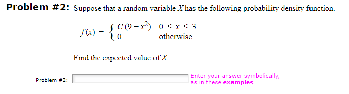Solved Problem #2: Suppose that a random variable X has the | Chegg.com