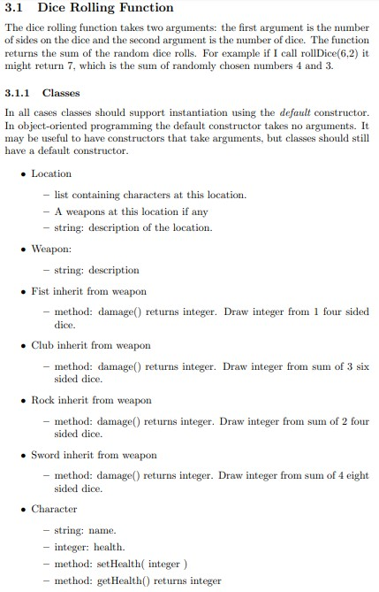 18.1 Part 1: Dice Roller and Classes Refer to the | Chegg.com