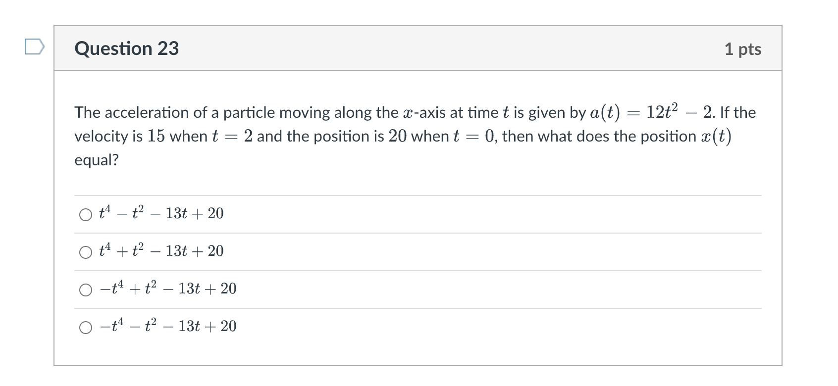 Solved The Acceleration Of A Particle Moving Along The | Chegg.com