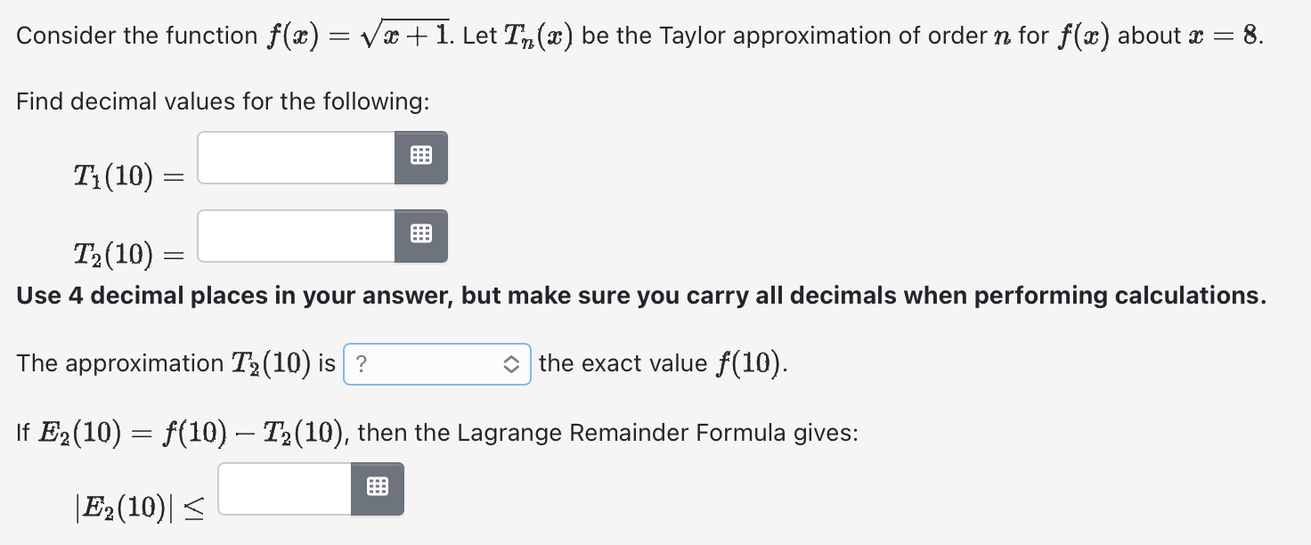 Solved Consider The Function F X X Let Tn X Be The Chegg Com