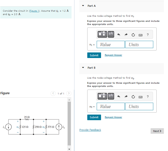 Solved Consider the circuit in Assume that i1=1.2 A and | Chegg.com