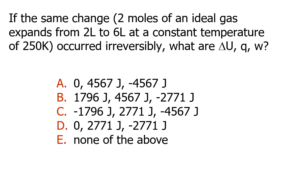 Solved 2 Moles Of An Ideal Gas Expand Reversibly From 2 L To | Chegg.com