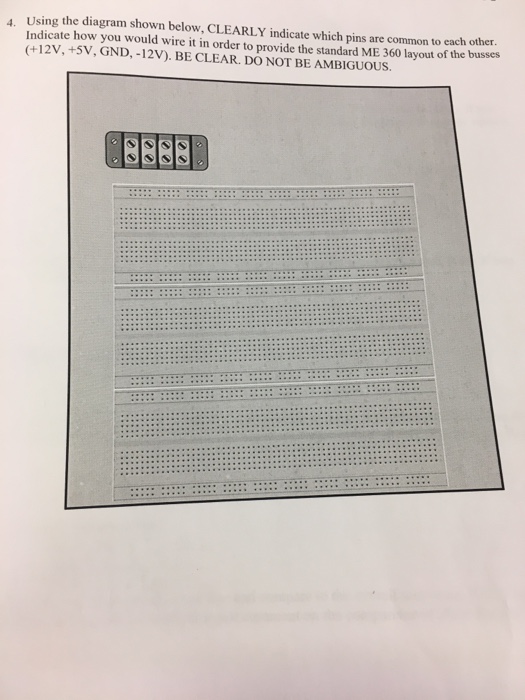 Solved Using the diagram shown below, CLEARLY indicate which | Chegg.com