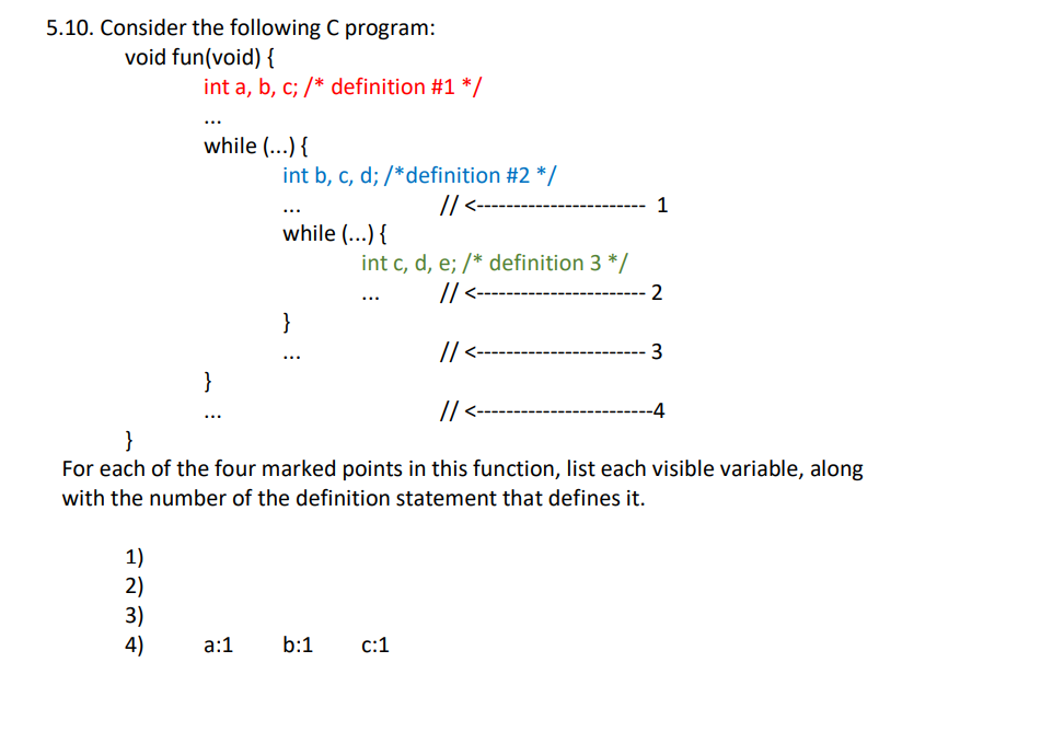 Solved 4.3 Some languages (e.g. C and C++) distinguish | Chegg.com