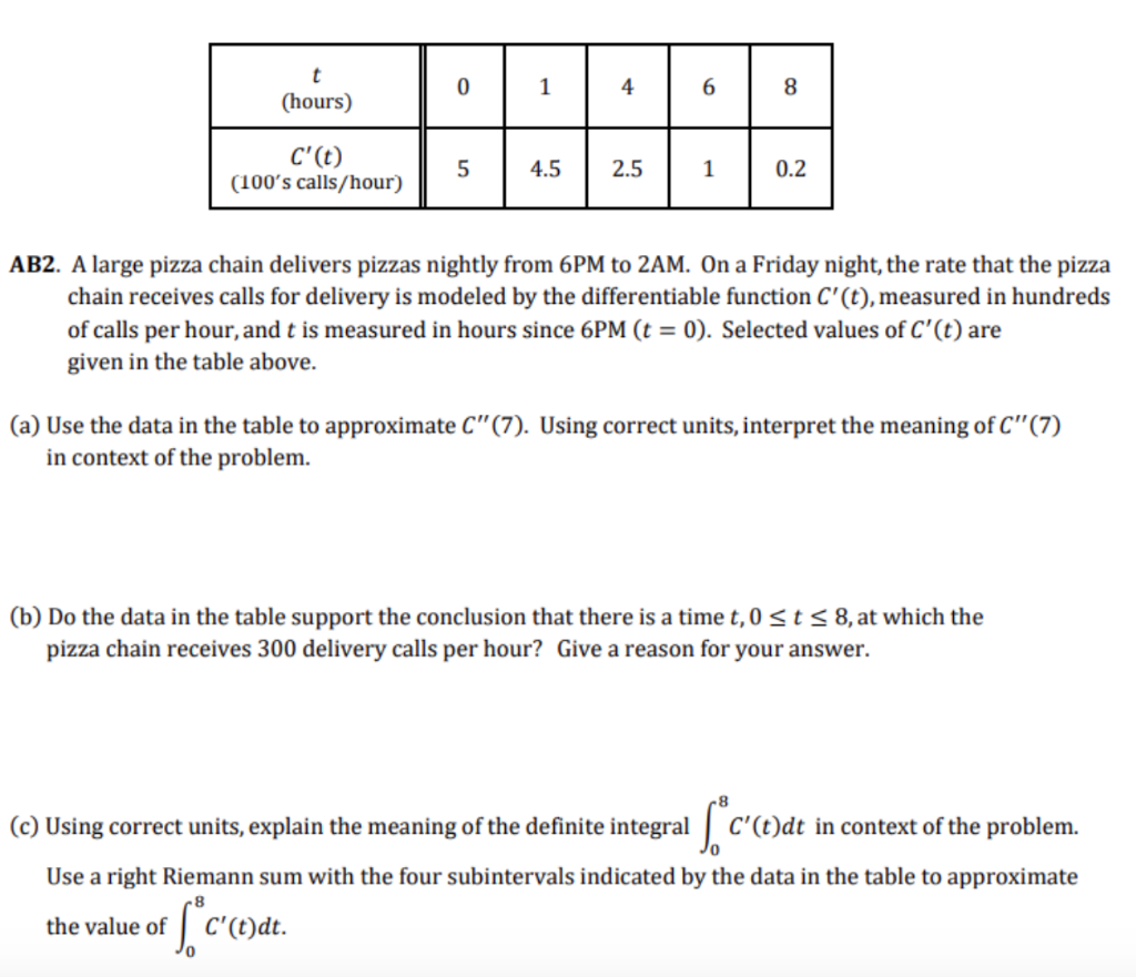 Solved hours C t 100 s calls hour 0.2 AB2. A large Chegg