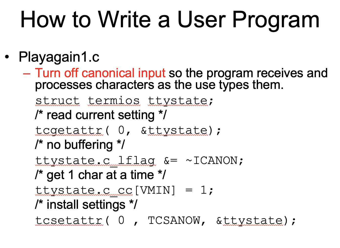 Purpose Practice how to set the terminal
