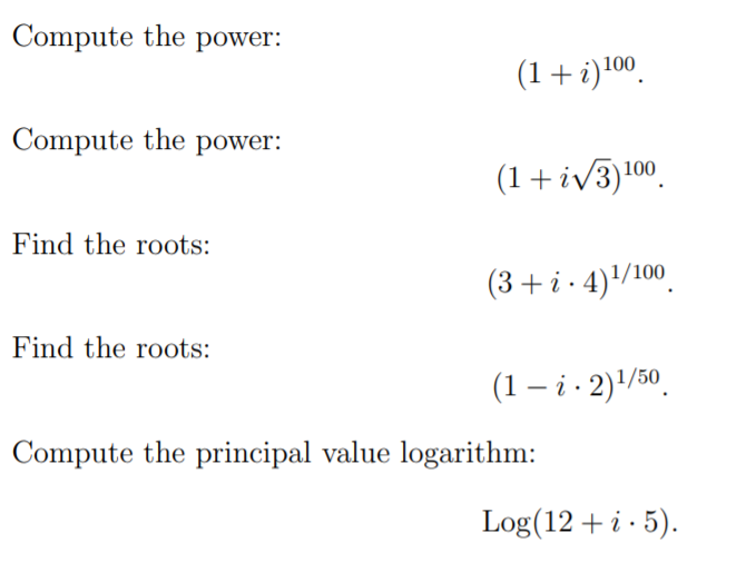 how to solve 100 to the 1 2 power