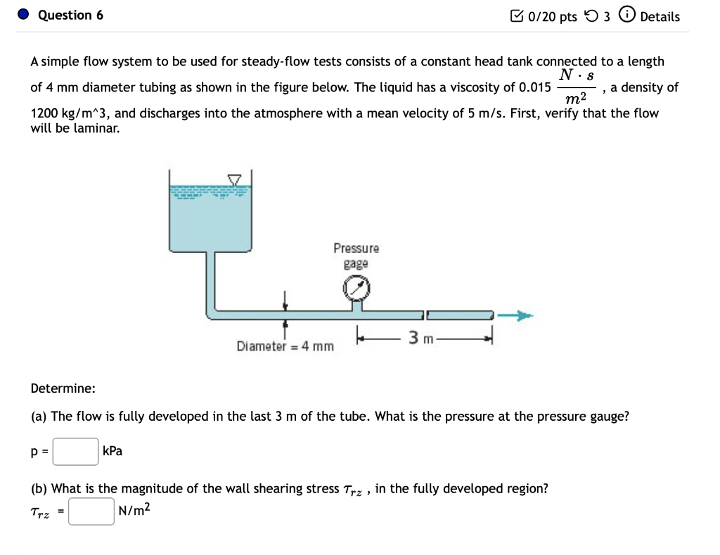 Solved A simple flow system to be used for steady-flow tests | Chegg.com