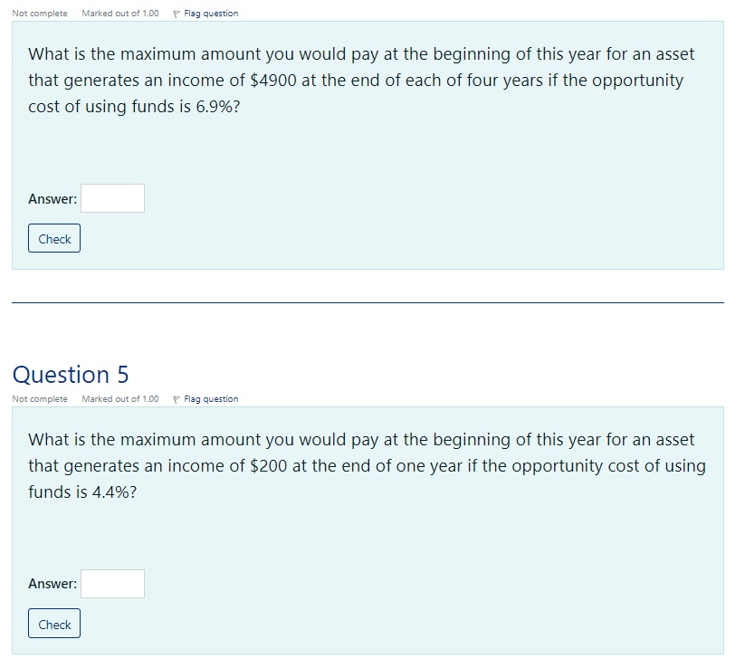 Solved What is the maximum amount you would pay at the | Chegg.com