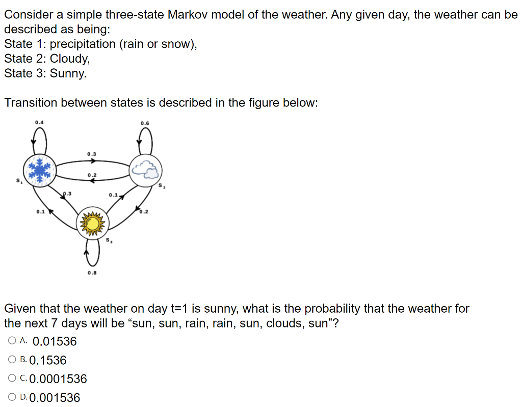 solved-consider-a-simple-three-state-markov-model-of-th