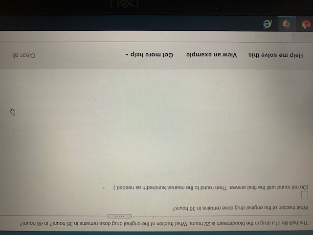 solved-the-half-life-of-a-drug-in-the-bloodstream-is-22-chegg