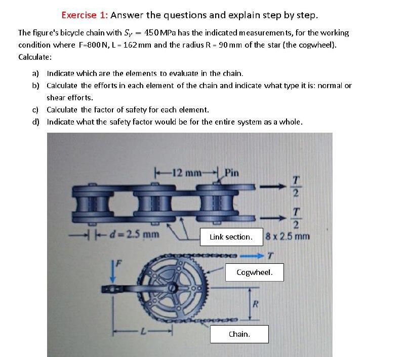 Exercise 1: Answer The Questions And Explain Step By | Chegg.com