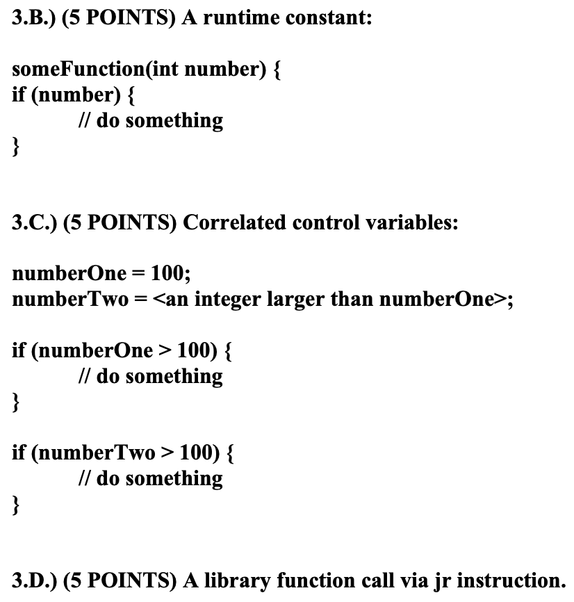Solved Questions – 3 (20 points) a) You have the following