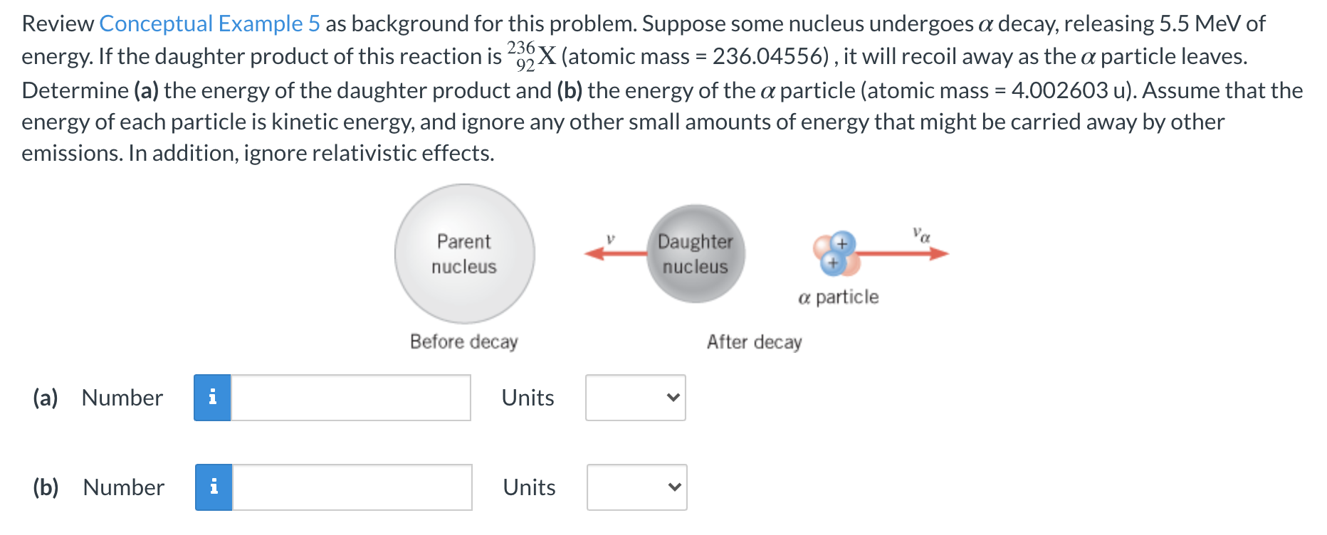Solved 236 92 Review Conceptual Example 5 as background for | Chegg.com
