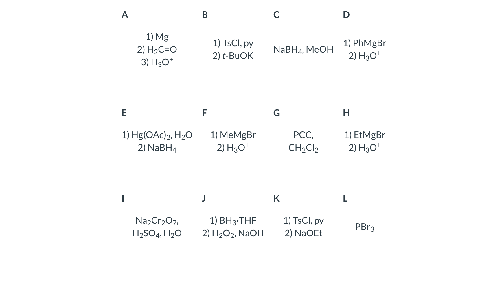 Solved Consider The Following Sequence Of Reactions, And | Chegg.com