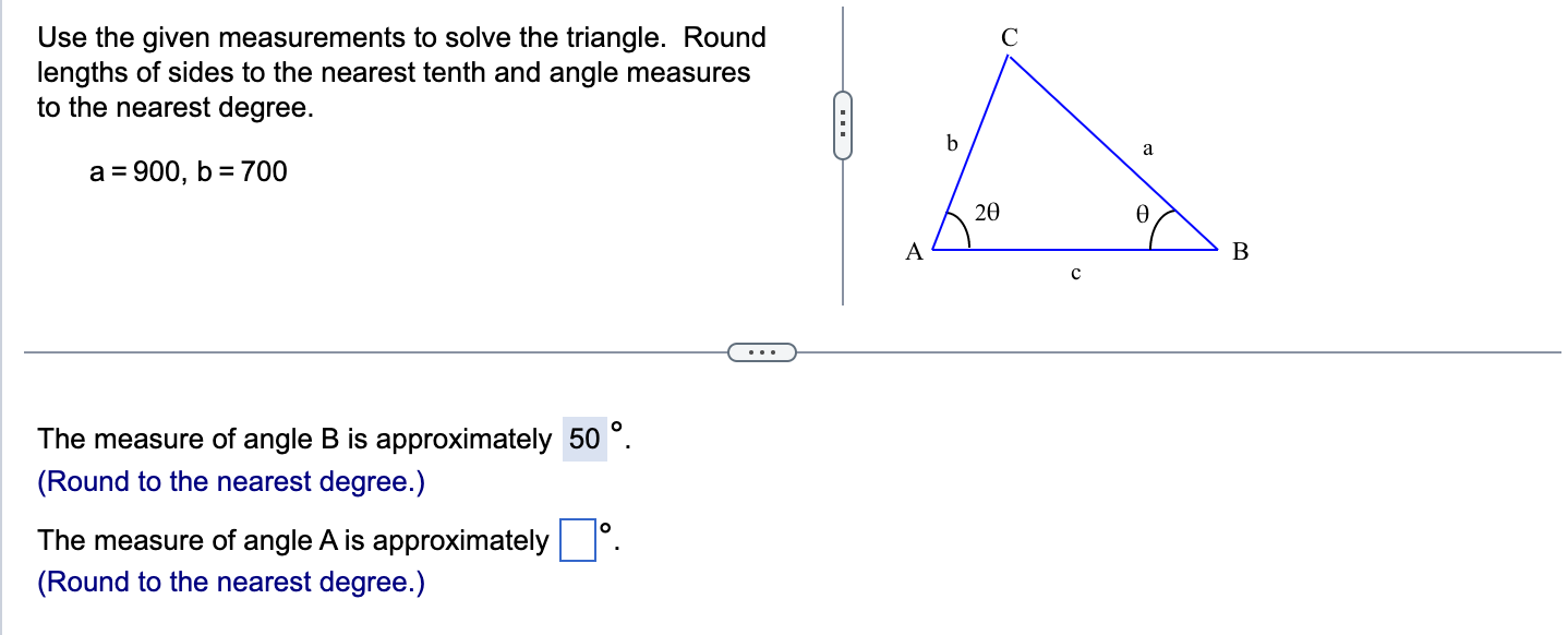 Solved Find The Measure Of Angle A. Find The Measure Of | Chegg.com