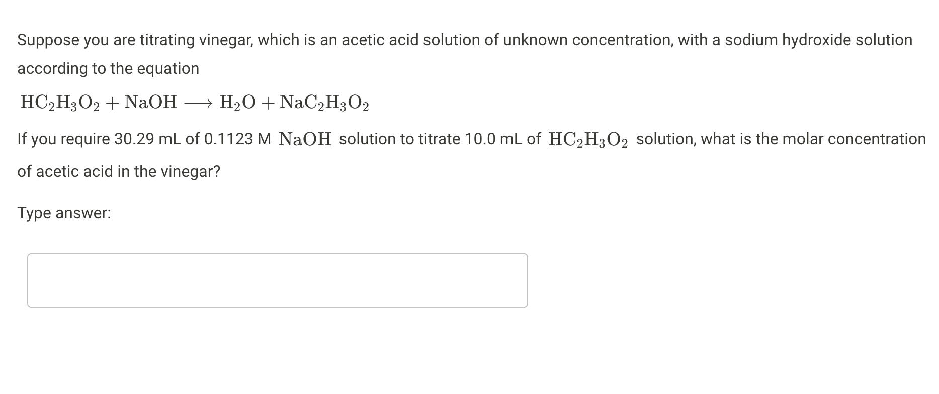 Solved Suppose you are standardizing a sodium hydroxide