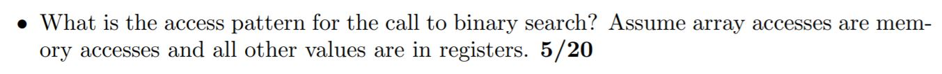 Solved Problem 3. 20 points Given the following code: | Chegg.com