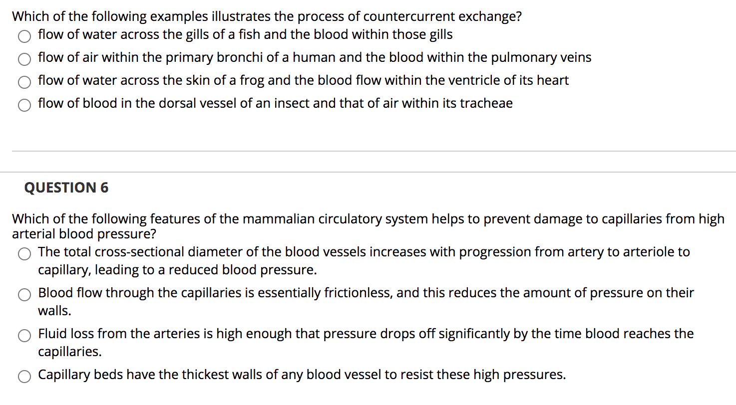 Solved Which of the following examples illustrates the