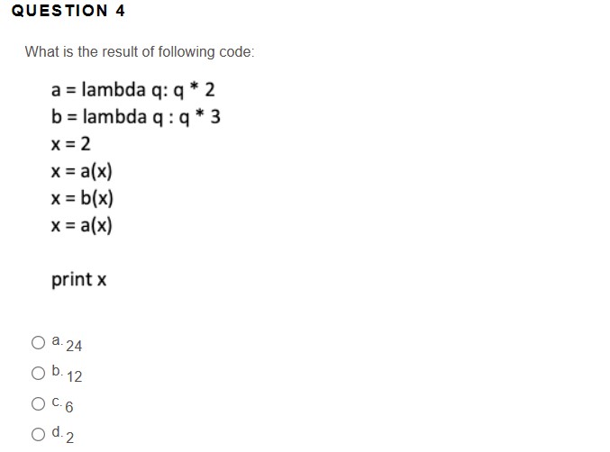 Solved a=4.5b=2 print a//b Output = ??? a. 2.1 b. 2.0 C. 3.0 | Chegg.com