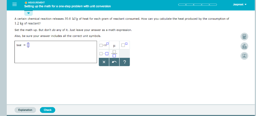 One Step Unit Conversion Problems Solved MEASUREMENT Setting up the math for a one-step | Chegg.com