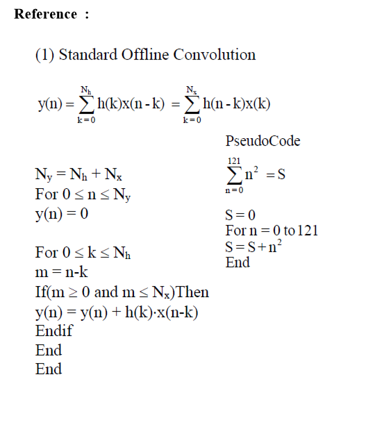 Example Standard Convolution Function Standa Chegg Com