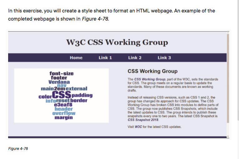 In This Exercise You Will Create A Style Sheet To Chegg