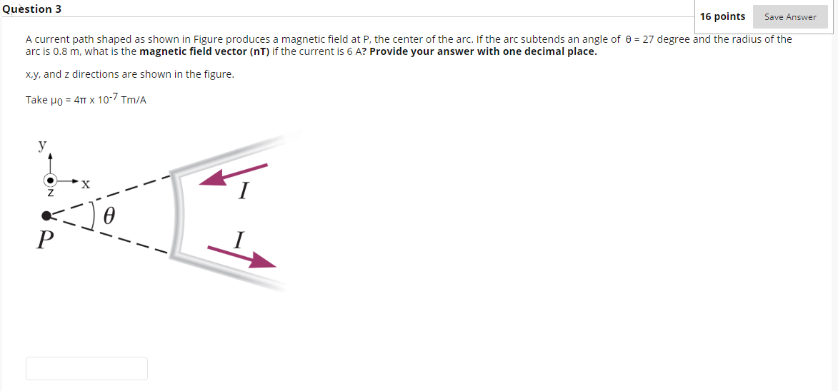 Solved Question 3 16 points Save Answer A current path | Chegg.com