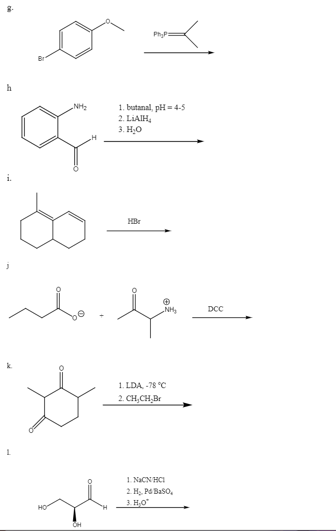 Solved Write structural formula(s) for the major organic | Chegg.com