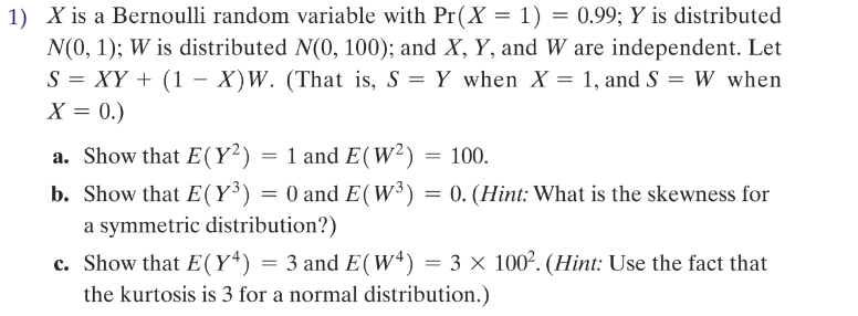 Solved 1) X is a Bernoulli random variable with | Chegg.com