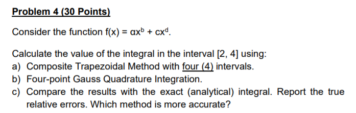 Solved Problem 4 (30 Points) Consider the function f(x) = | Chegg.com
