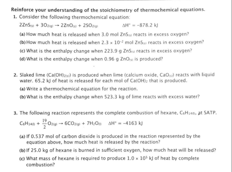 Solved Reinforce your understanding of the stoichiometry of | Chegg.com