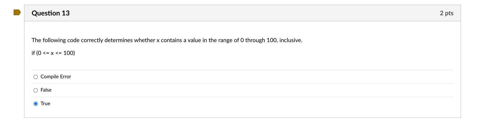 Solved The Following Code Correctly Determines Whether X | Chegg.com